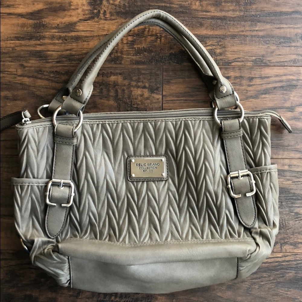 Relic Brand Shoulder Bag - grey
